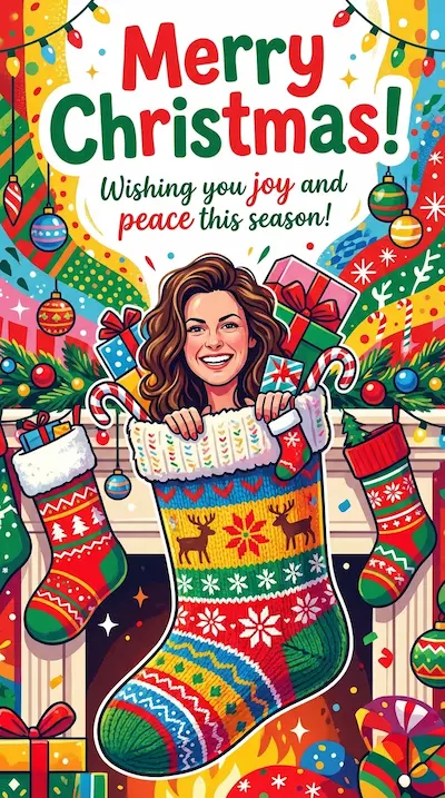 Make an online christmas card example